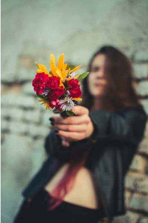 Bouquet mariage fond